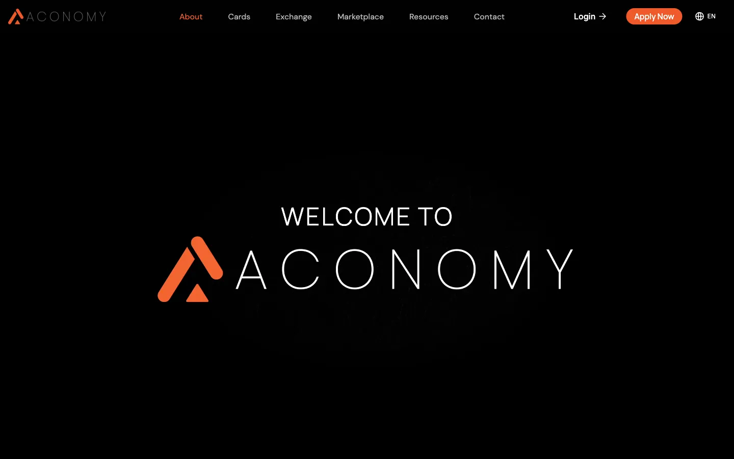 Aconomy homepage